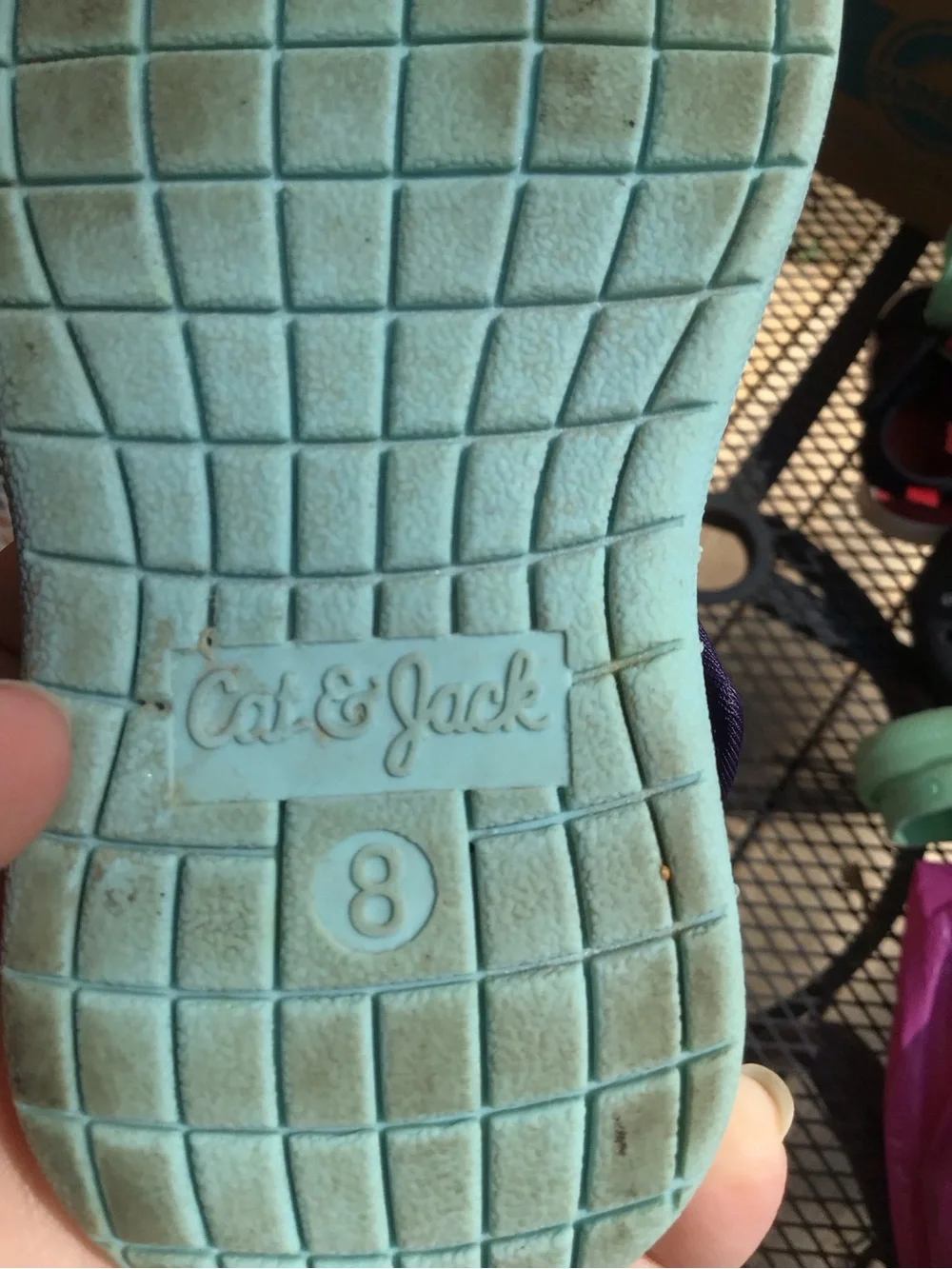 Cat & Jack Kids True Apparel Velcro Water Shoes Toddler Size 8